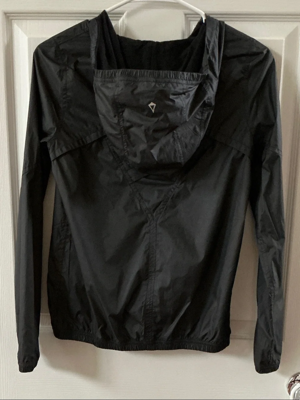 Ivivva Black Hooded Lightweight Rain Jacket
